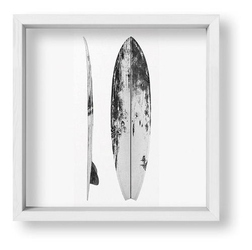 Cuadros Abstractos 20x20 Box Blanco Tabla De Surf