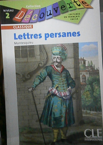 Livro Lettres Persanes - Niveau 2 - Montesquieu [2010]