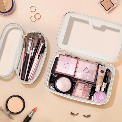 Soimeat Viaje Bolsa De Maquillaje Transparente Con Bolsa De