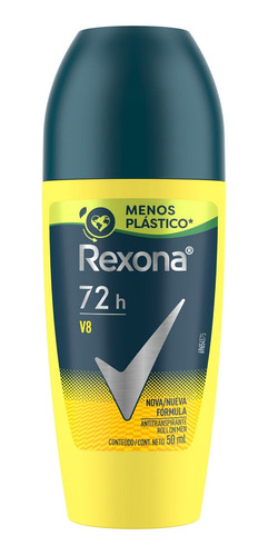 Desodorante Rexona Roll On Men V8 X 50 Ml