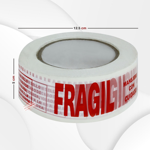 Imagen 2 de 6 de Cinta Adhesiva Empaque Fragil 48x150 Proteccion Ttp-002
