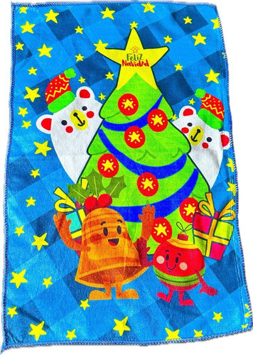 Paquete 5 Trapos/secadores Navideños, Varios Diseños Hilasal