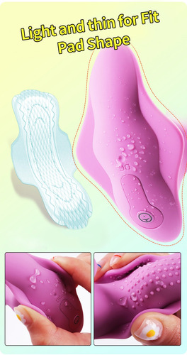 Imagen 5 de 10 de Bragas Masajeador Inalámbrico Wearable 10m Control Mariposa