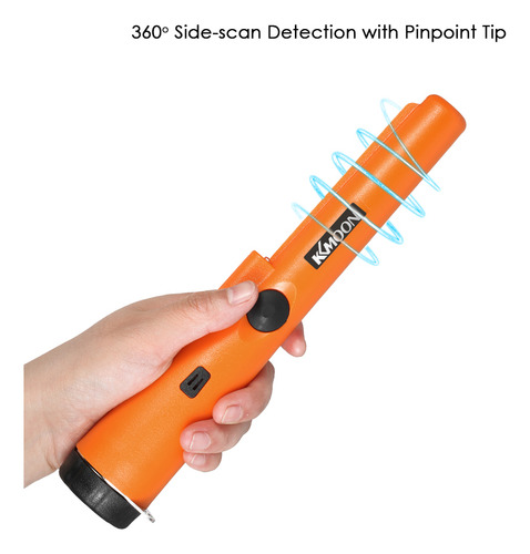 Detector Meta Portátil Buscador Tesoro Buzzer Vibration Auto