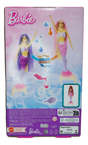 Barbie Fantasía - Sirena Colores Mágicos - Muñeca Mattel (Usado)