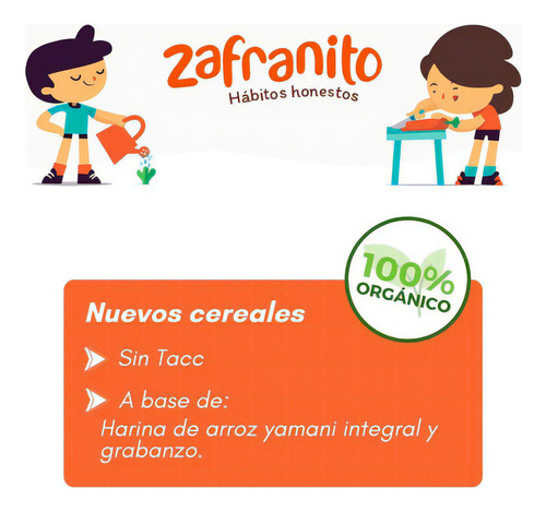 Cereales Integrales Sabor Miel Sin Tacc Zafranito