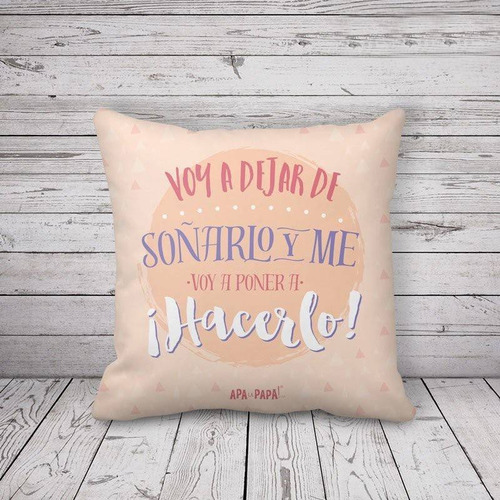 Imagen 2 de 2 de Combo Almohadones Sillon Almohadón Dejar De Soñarlo