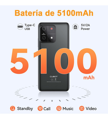 Cubot A1 Dual SIM 128 GB azul 4 GB RAM