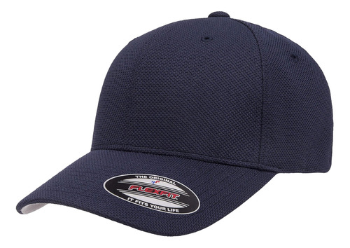 Flexfit Cool & Dry Pique Mesh Hat Para Hombre, Azul Marino, 