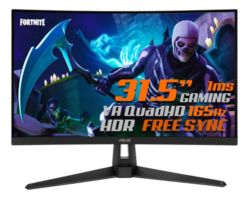 Monitor Gamer Asus Tuf Gaming, 31.5 Pol, Quadhd, 165hz, 1ms