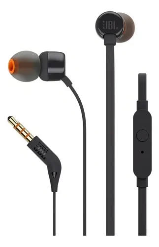 Audífonos In-Ear Jbl Tune 110 Jblt110 Black