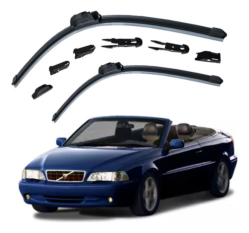 2 Plumas Limpiaparabrisas Brx Volvo C70 1999