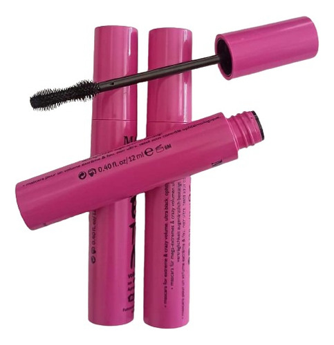 Mascara Para Pestañas Extreme Voluminizador Aprueva De Agua 