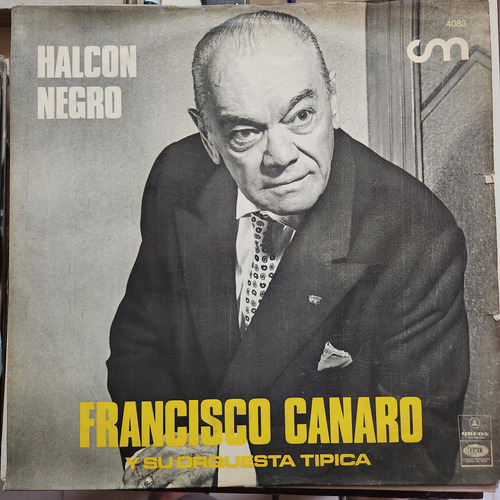 Vinilo Francisco Canaro Su Orq Tipica Halcon Negro T2