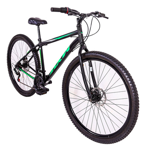 Bicicleta Axw Aro 29 Aço Carbono 21 Vel E Freios A Disco Cor Preto-verde