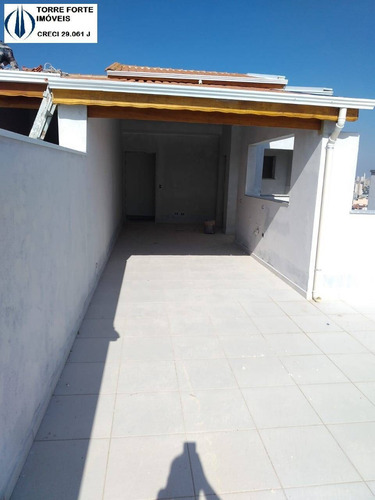 Imagem 5 de 10 de Linda Cobertura Com 2 Dormitórios, 1 Suite E 1 Vaga Na Vila Alto Sto André - 1538