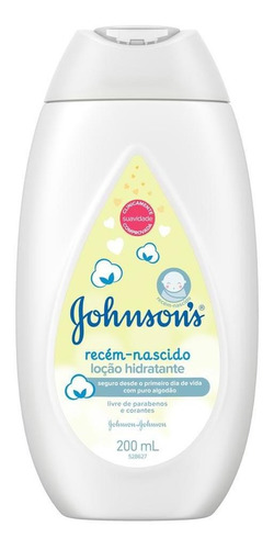 Loção Hidratante J&j Recém Nascido - 200ml