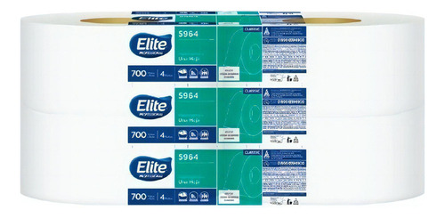 Papel Higiénico Elite 700 Mts C/4 Rollos Hs 5964