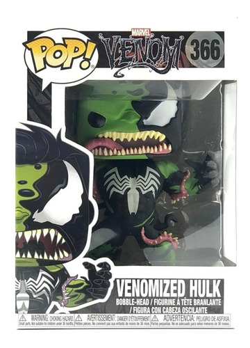 Funko Pop Venomized Hulk 366 Figura Original Educando