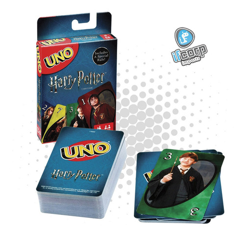 Uno Harry Potter Juego De Mesa Mattel Cartas (Usado)