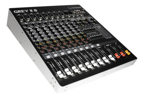 Consola Analoga 6 Ch, Tecshow Grey Ii 8 Con Fx / Abregoaudio