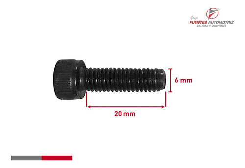 Tornillo Allen Acm06020 6x20 Mm Inyector Vw Sedan