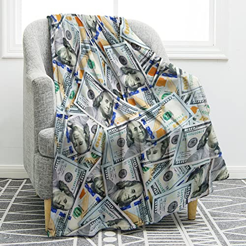 Money Blanket 100 Dollar Bills Pattern Print Gifts For ...