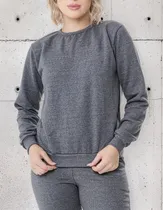 Comprar Buzo Dama Sweater Basico De Algodón Con Felpa Calidad Precio