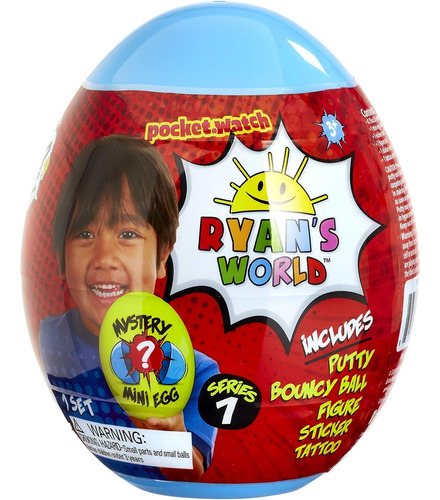 Ryan's World Mini Egg Huevo Sorpresa Serie 1 Muñeco