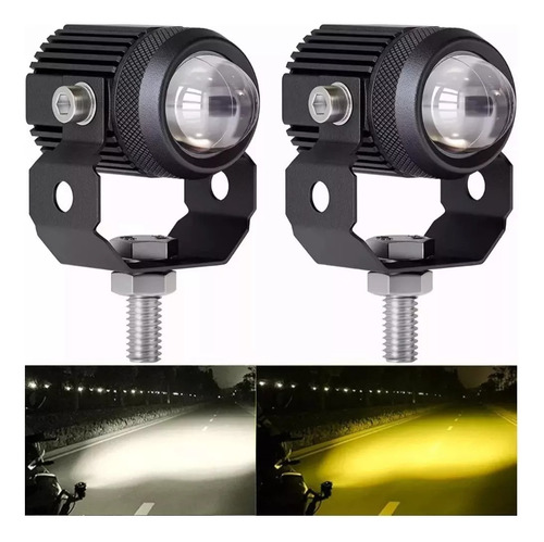 6000lm Luz Led Faros Para Motos Luces Auxiliares Lupa Autos