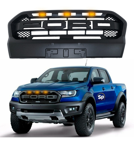 Parrilla Ford Raptor Led Mabar Para Ford Ranger 2017