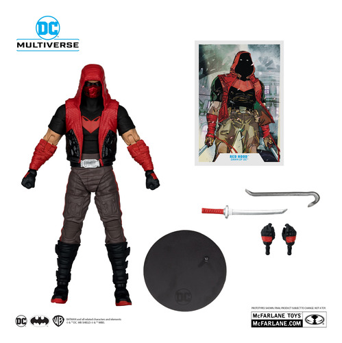 Red Hood (dawn Of Dc) Mcfarlane Toys (Usado)