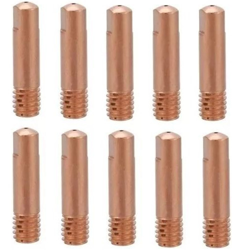 10pcs Boquillas Krafter Mig 0.8mm 15ak Cobre Para Soldadura