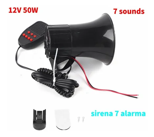 Bocina Alarma 115db Dc 12v Wire Sirena Altavoz Sistema Antir | Cuotas