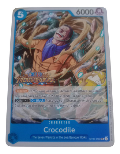 Crocodile St Carta One Piece Bandai Treasure Cruise Sr