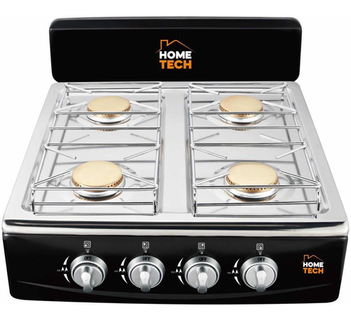 Tope De Cocina A Gas 4 Hornillas Hometech