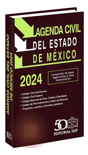 Agenda Civil Del Estado De México 2024 Isef !actualizada!