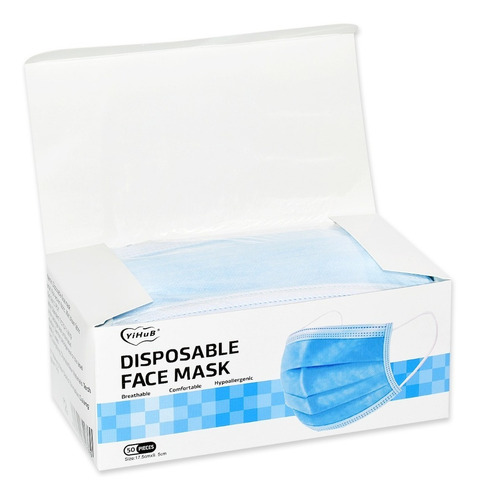 Cubrebocas Tapabocas Plisado Tricapa Termosellado Mascarilla