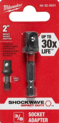 Adaptador De Impacto Para Dado 3/8 Milwaukee 48-32-5031