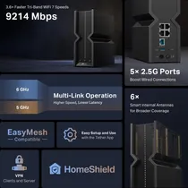 Comprar Tp-link Archer Be550 Be9300 Tri-band Easy-mesh Wifi 7