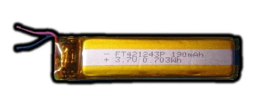 Batería Recargable Polímero Lítio 190mah 3.7v Marca LG Envio