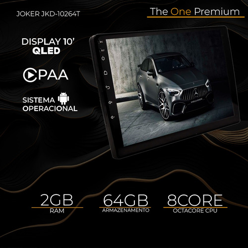 Central Multimidia New Civic 07/11 10p Android Carplay 64gb
