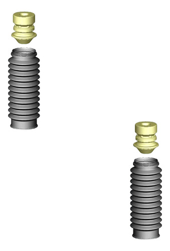 2 Cubrepolvo Amortiguador Traseras Sable 00-06 Kyb