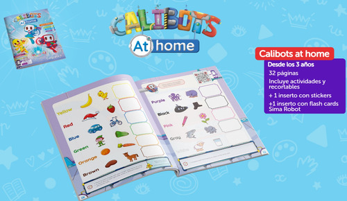 Caligrafix - Calibots At Home Tomo 1: Colors