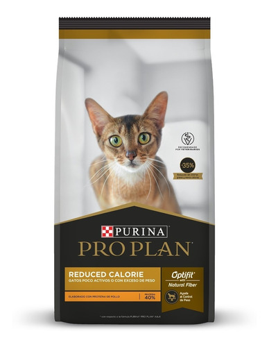 Alimento Pro Plan OptiFit Reduced Calorie para gato adulto sabor pollo y arroz en bolsa de 7.5 kg