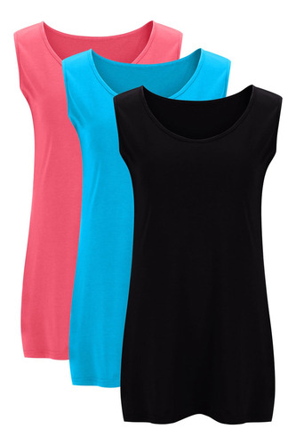 2024 Jersey Sin Mangas A La Moda Para Mujer, Talla Grande,