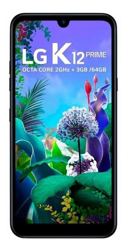 Imagem 1 de 6 de Celular LG K12 Prime Dual 64gb  Black 3gb Reembalado Nota