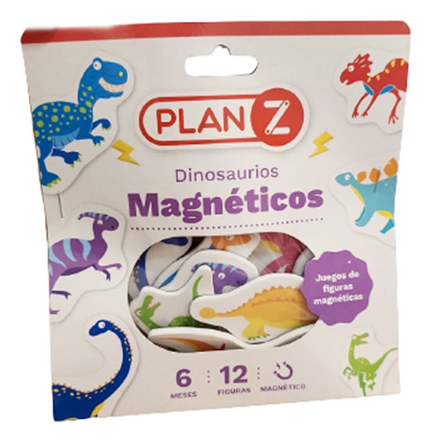 Dinosaurios Imantados Magneticos 12 Piezas 