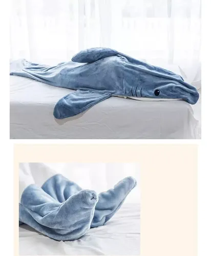 Pijama De Una Sola Pieza, De Felpa Suave Como Un Tiburón, Su