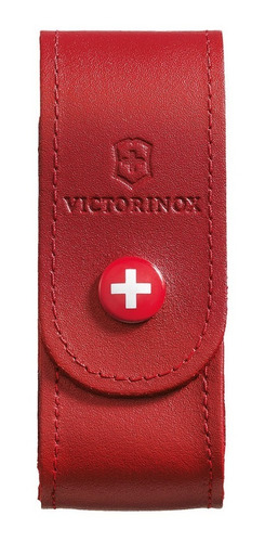Estuche Cuero Rojo 91mm Victorinox 4.0520.1 - Electromundo